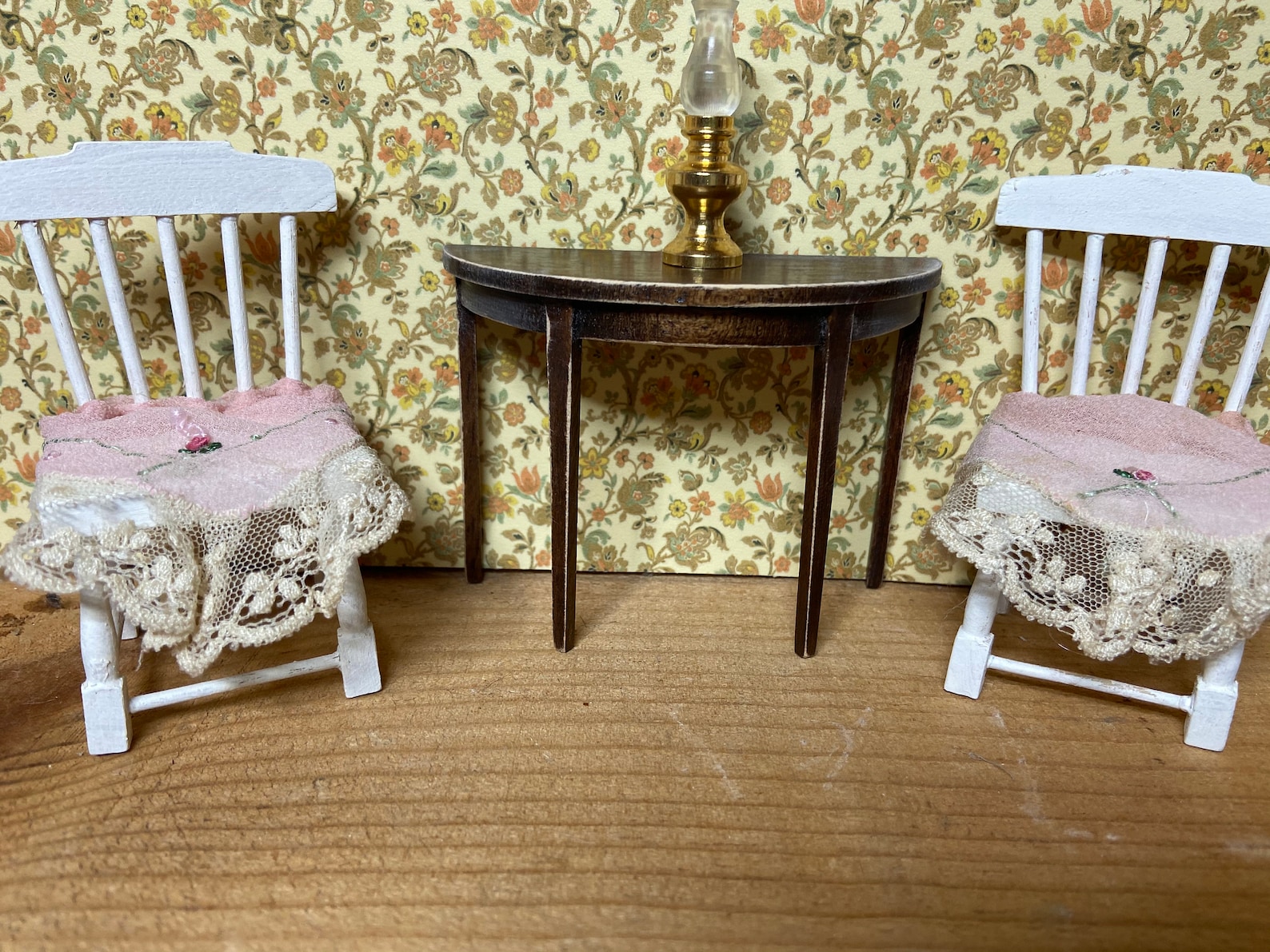 Dollhouse Chairs Dollhouse Dining Room Chairs Miniature Etsy