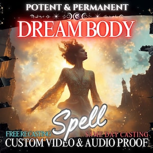 ENCHANTED DREAM BODY Spell | Shape Shift Magic | Fat Burning | Body Sculpting | Beauty Boost | Glow Up Ritual | Perfect Figure