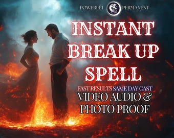 BREAK UP SPELL, Separate 2 people with this strong break up spell with fast results , Strong love curse spell