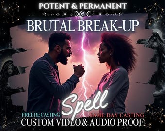 POWERFUL BREAK-UP spell, Same Day Casting, Make them break up with each other, Fast effect, Divorce Spell, Get what you deserve, Suffer