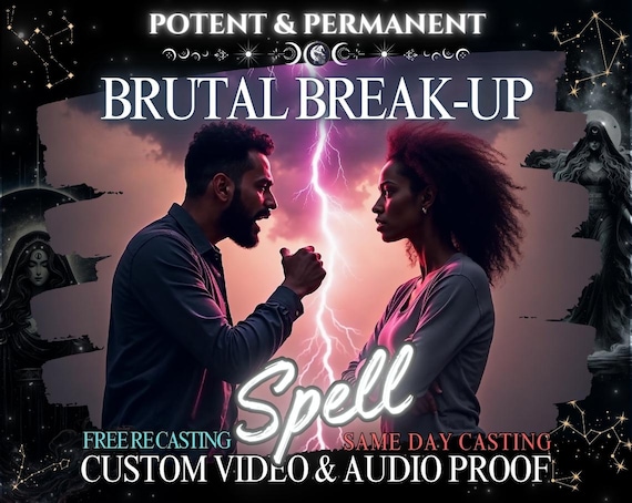 POWERFUL BREAK-UP spell, Same Day Casting, Make them break up with each other, Fast effect, Divorce Spell, Get what you deserve, Suffer