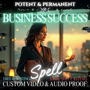 FAST BUSINESS SUCCESS Spell | Manifestation Spell |Success Spell | More Sales| Instant Spell | White Magic |Permanent Spell | Boost my Spell