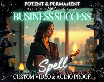 FAST BUSINESS SUCCESS Spell Manifestation Spell |success Spell
