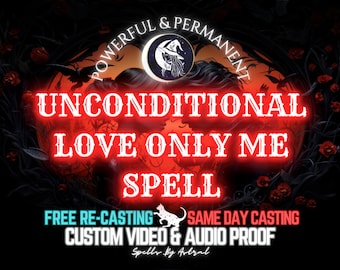 EXTREME LOVE ONLY me Rituel - Same Day Casting | Make Him Obsessed & Bind Heart Spell, Deep Devotion, Unbreakable, Intensify Fast Attraction