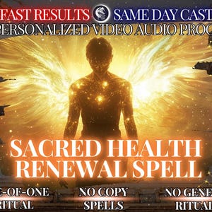 Celestial Health Healing Spell: Restore Energy & Vitality
