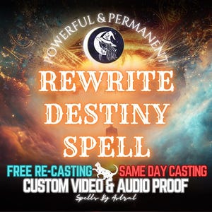 REWRITE YOUR DESTINY spell | Transform Your Life and Manifest Desires | Powerful Magic to Shift Fate, Change Outcomes & Create a New Future