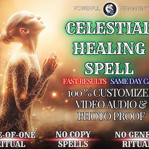 CELESTIAL HEALING SPELL | Release Stress and Pain | Restore Balance & Energy | Emotional Renewal | Powerful Spell for Inner Strength
