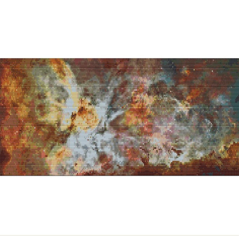 Hubble Carina Nebula Pattern For Loom Or Peyote - 