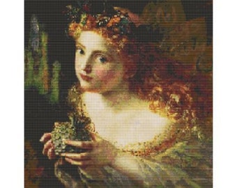 Fairy Queen, pattern for loom or peyote