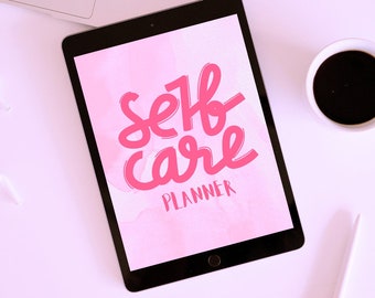 Self Care Planner | Digital Planner | iPad Planner | Daily Planner | Self Love Mental Health Peace Healing