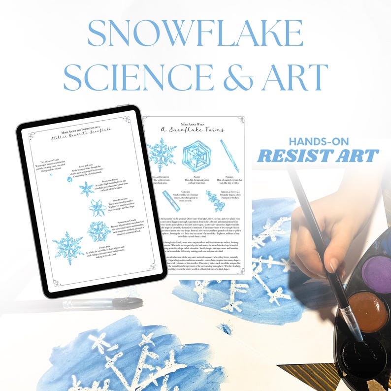Winter Nature Study Unit – Snowflake Craft & Hibernation Activities ...