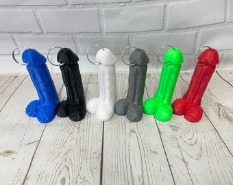 Penis/Willy/Dick/Cock keyring, gift, Hen, Wedding, Birthday~Prince Albert 5.5CM