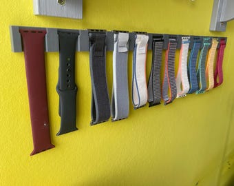 Apple watch strap, Band holder ~ Hook, Wall organiser, hanging ~ 3D Printed ~ Any colour