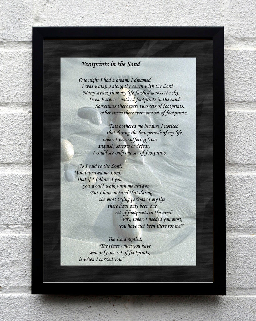Footprints In The Sand - 10 Free PDF Printables - View #9