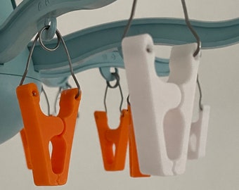 Ikea Pressa Replacement Pegs, Strong PLA 3D Printed Clothes Dryer Clips
