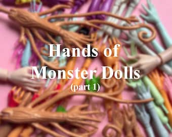 Doll Hands Modified Arms for  Fashion Dolls, Toys and Monsters Custom hands 11 inch 12 inch