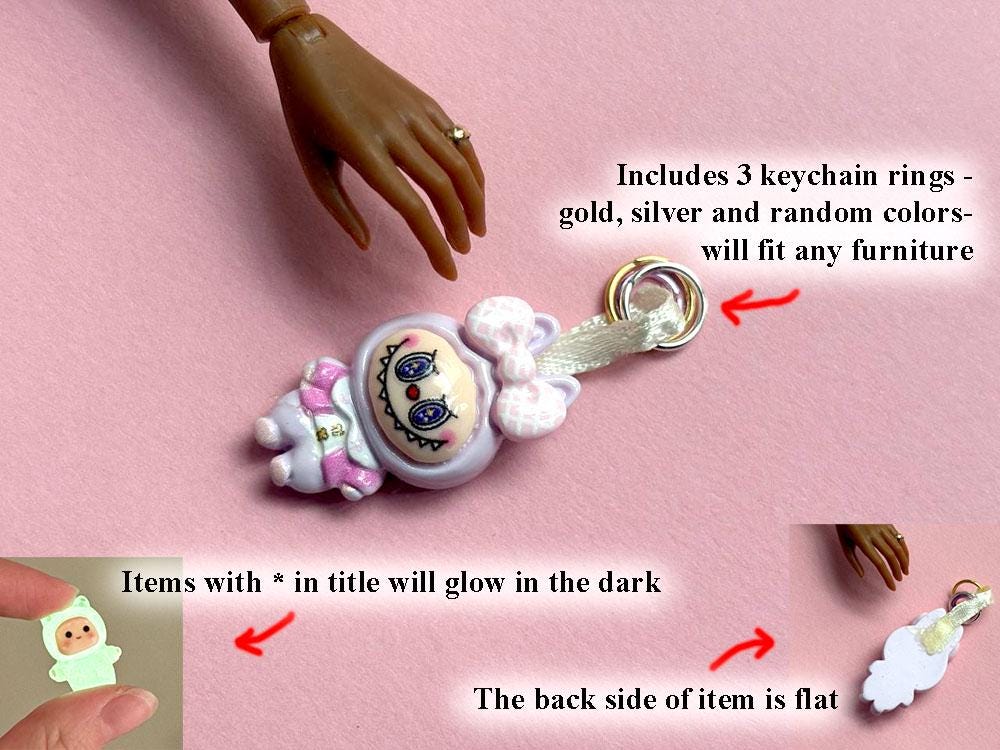 人形用ミニチュアおもちゃ、バッグ、財布、クラッチバッグパック