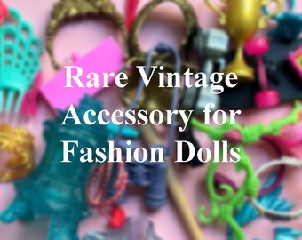 Acessórios vintage para bonecas de moda monstros Omg e outras bonecas itens raros para bonecos de 11 a 12 polegadas, soldados, figuras de ação, acessórios