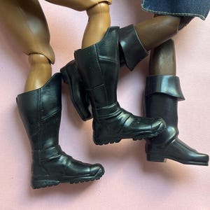 Винтажная модная кукольная обувь. Для кукол размером 12 дюймов, солдатиков и фигурок. Мужская армейская обувь для фигурок и кукол