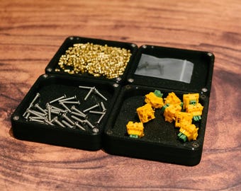 Hardware Parts Tray with MAGNETS - Square