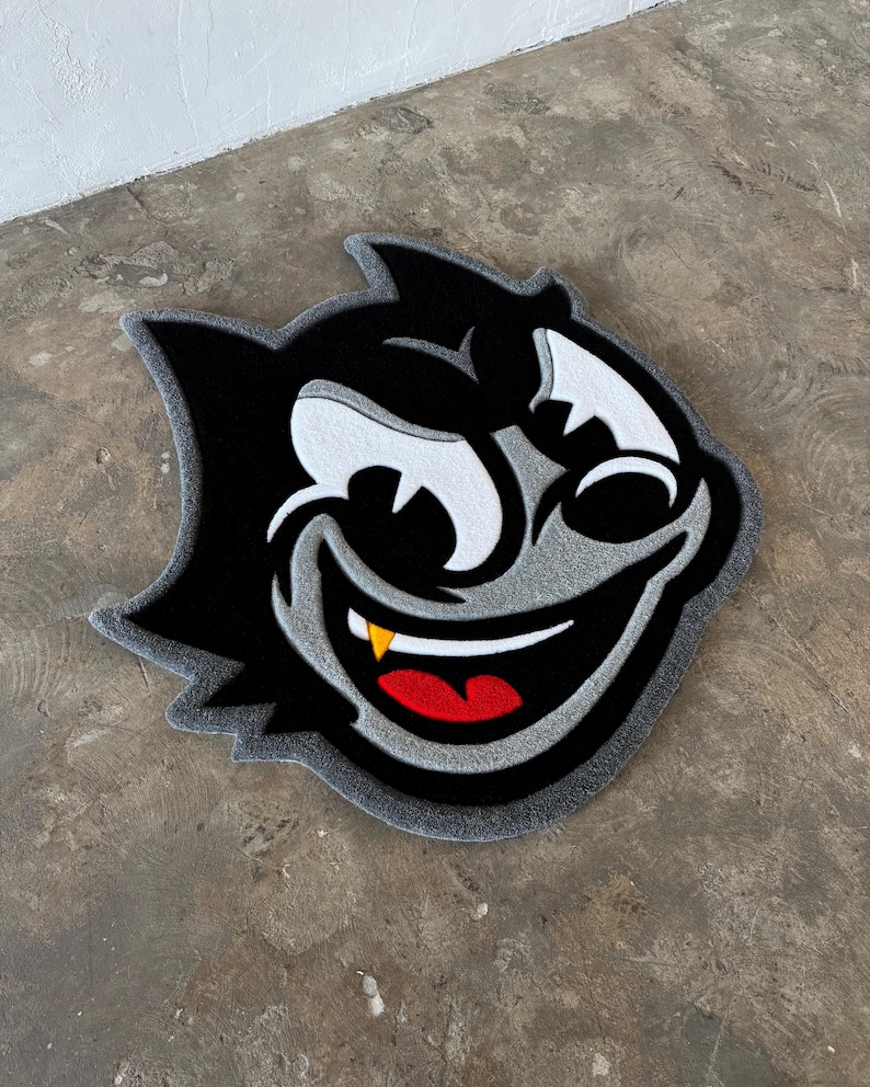 Hand Tufted Cartoon Rug: Modern Art Character Carpet - Etsy
