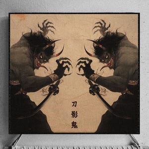 Vintage Japanese Art | Samurai Vintage Summer Art Print | Wall Art Decor