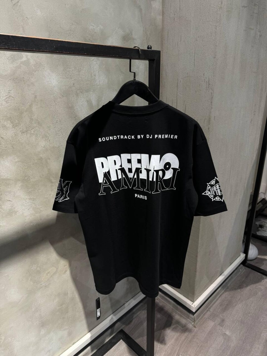 Amiri T Shirt Letter Print Casual Hip Hop round Neck Short Sleeve T-shirt