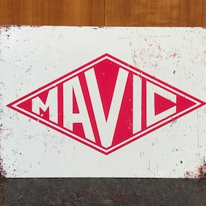 MAVIC、サイクリング、自転車、ツール・ド・フランス、プリントメタルサイン、アート、男の隠れ家、ヴィンテージレトロ、プリント、バー、ティキ、飾り板、ガレージ、小屋