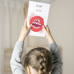 40 cartes d'affirmation pour les enfants | Pleine conscience * Confiance en soi * Pensées fortes * Affirmations pour enfants * DIN A7, A6