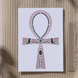 The Ancient Egypt Ankh Symbol Stencil (Many Sizes)