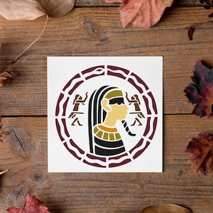 Ancient Egypt Pharaoh Stencil (Many Sizes)