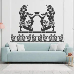 Ancient Egyptian Hieroglyphs Stencil (Many Sizes)