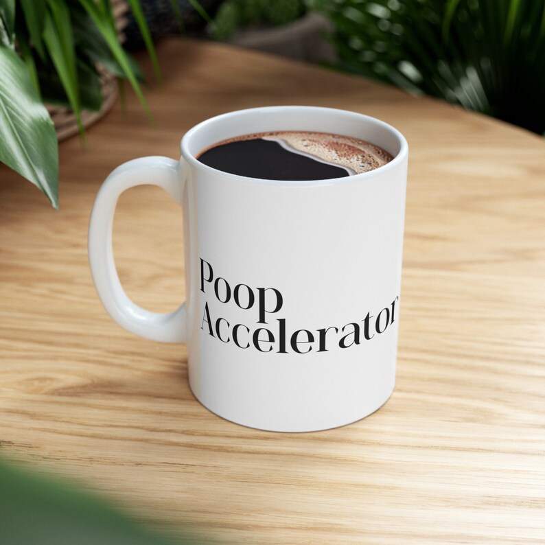 Taza divertida de la mañana - taza de café de la mañana taza divertida de caca para la taza de regalo de amigo imagen 1