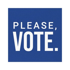 Car magnet bumper sticker please vote funny car sticker election 2024 car sticker vote election decal magnet