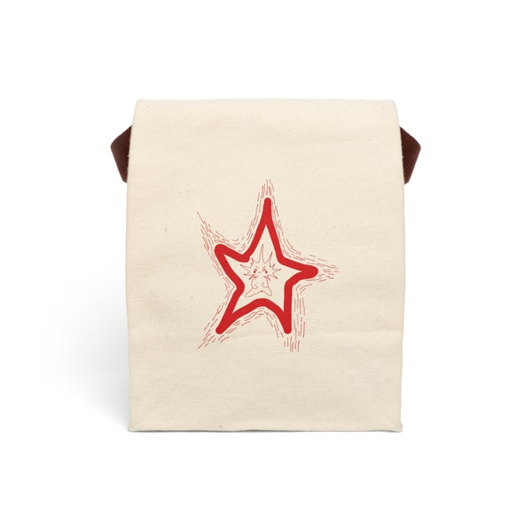 Squirts Pit Stop - Canvas Lunch Bag With Strap