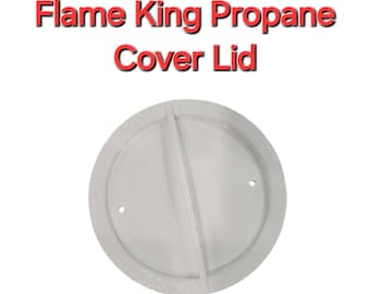 Tapa blanca de repuesto para tanque de propano de caravana Flame King, accesorios para caravana, tapa para tanque de propano de caravana plegable, tapa para tanque de propano doble