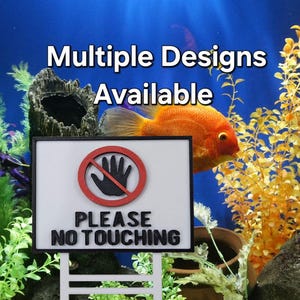 Do Not Tap on Glass Sign - Etsy