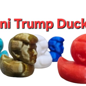 Trump Ducks for Jeep Decor Fun Unique Ducks for Hiding on Cruise Duck Mini Magnetic Cruising Ducks with Donald Trump Head MAGA Gift for Jeep