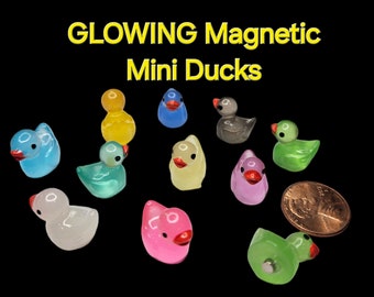 Magnetic Mini Glowing Ducks: Cruise & Jeep Party Favors
