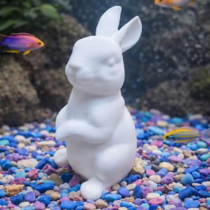 Easter Bunny Aquarium Decor Easter Fish Tank Decorations Fish Tank Accessories Aquarium Accessories Seasonal Aquascaping Funny Fish Tank