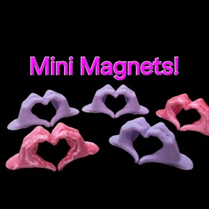 Heart Hands Mini Magnets for Party Favors or Girl Party Decorations Love Magnets Pixie Dust Gifts for Her