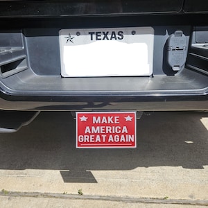MAGA Make America Great Again Trailer Hitch Cover Gift for Dad Gift for Him 2 Inch Trailer Hitch Cover Donald Trump Decor Funny Trump Gift