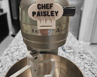 Kitchenaid Attachment Cover Chef Hat Shaped Kitchenaid Mixer Gift Kitchen Decor Gift for Mom Gift For Baker Accessories Kitchen Decor Baking