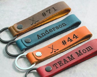 Hockey Gift, Hockey Keychain, Personalized Hockey, Hockey Keychain, Hockey Player, Field Hockey, Women, Men, Women, Hockey Team, Coach