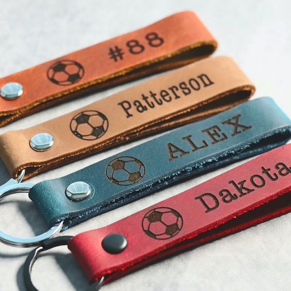 Soccer Keychain, Soccer Team Gifts,  Soccer Senior Night Gifts, Personalized Soccer Gifts, End of Season, Soccer Banquet