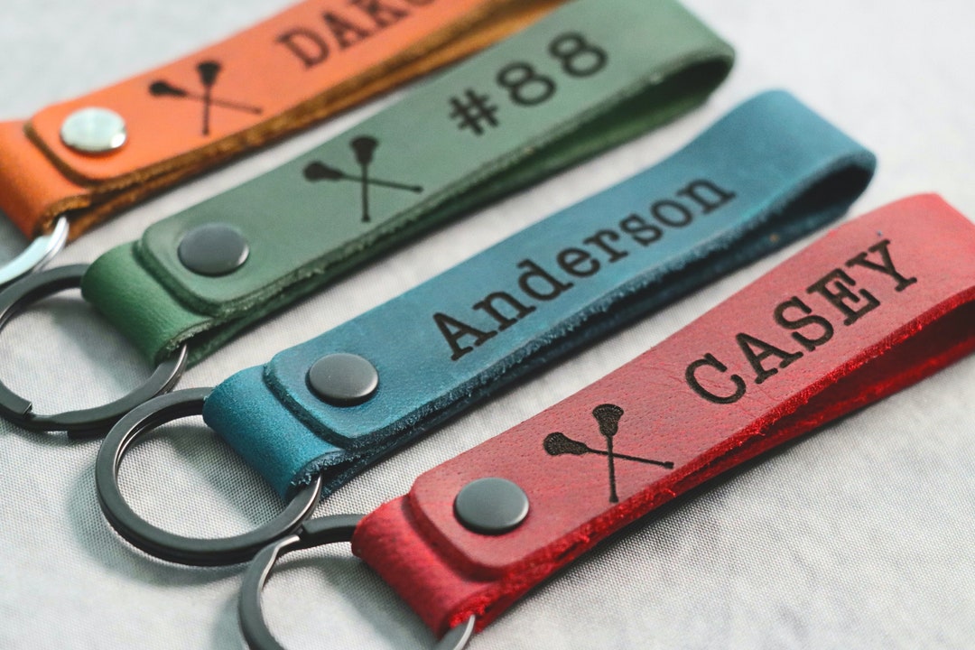 Personalized Lacrosse Team Gifts Custom Lacrosse Keychain Lax Life