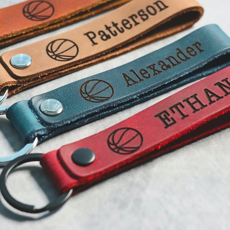Basketball Keychain - Etsy