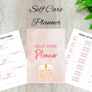 Self Care Planner, Self Care Journal, Self Love Digital Planner, Self Care Printable