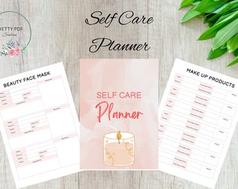 Self Care Planner, Self Care Journal, Self Love Digital Planner, Self Care Printable