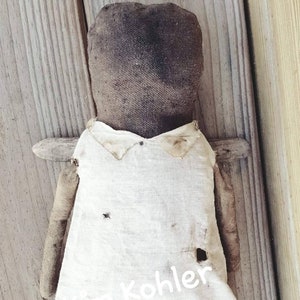 Instant Download Primitive Angel Doll Pattern PDF Simplicity Prim Minimalist Cloth Fabric Farmhouse Everyday Artist Dolls Kim Kohler NEW!